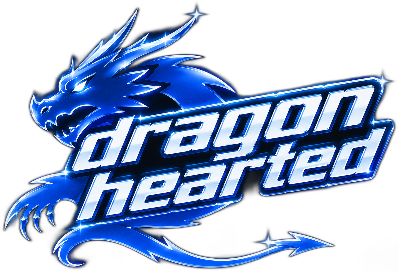 Dragonhearted Labs chrome dragon emblem