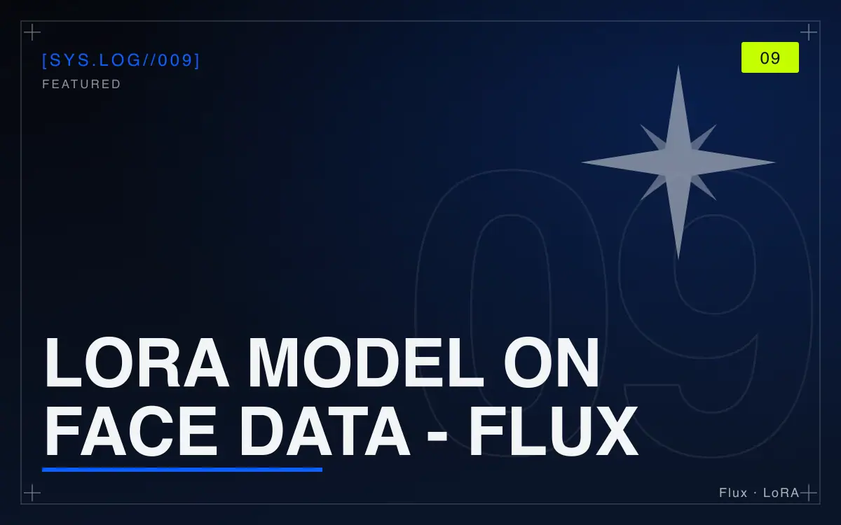 LoRA Model on Face Data - Flux