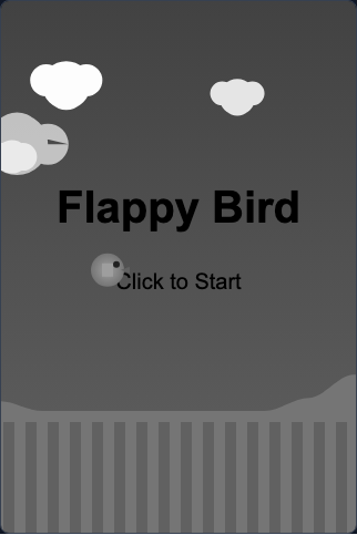 Demo mode title screen, with the prompt to click to start